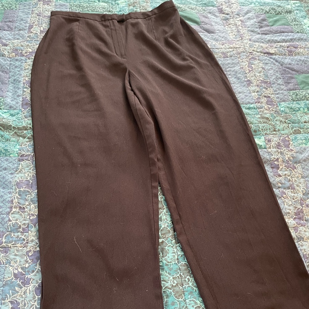 Villager Black Light Weight Dress Pants Womens L